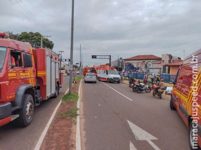 Acidente envolvendo 6 veículos deixa três feridos e interdita quadra em Campo Grande