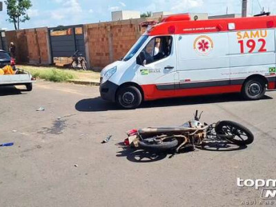 Motoentregador morre em batida com carretilha no Nova Lima