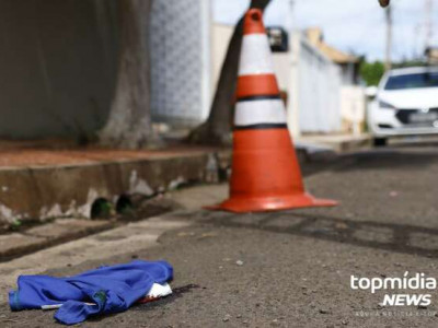 Trabalhador cai de escada de 3 m em Campo Grande