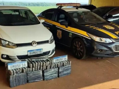 Traficante tenta fugir, mas acaba preso com 138 quilos de droga 