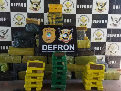 Após perseguição jovem é preso com mais de 600 kg de maconha