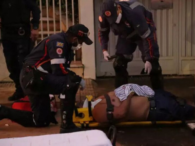 Após surto, andarilho é agredido e vai parar em hospital 