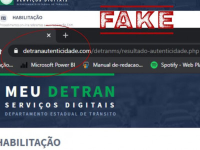 Detran-MS alerta para nova tentativa de golpe com site clonado