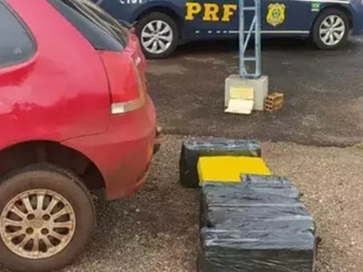 Padeiro é preso a caminho de SP com 128 quilos de maconha