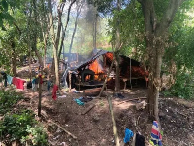 Paraguai queima acampamentos e mais 14,5 toneladas de maconha 