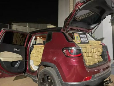 PF apreende 720 quilos de maconha que seriam entregues em Minas 