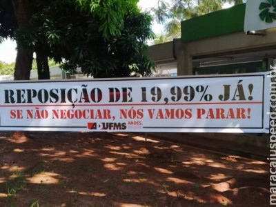 Professores da UFMS vão paralisar atividades na quinta-feira