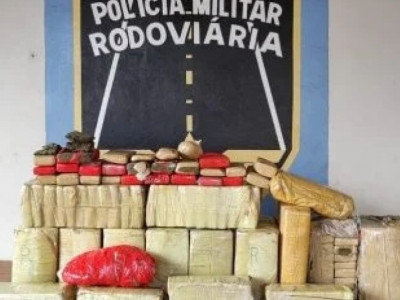 Polícia apreende 330 quilos de maconha na rodovia MS-164