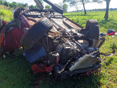 Terceira vítima de capotamento na rodovia MS-156 é identificada 