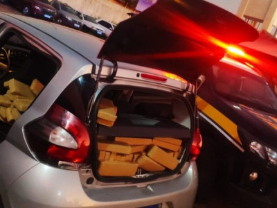 Traficante faz manobra brusca, chama atenção e vai preso 