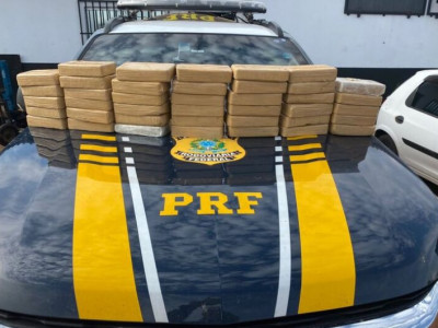 Ação conjunta apreende 41 quilos de pasta base de cocaína