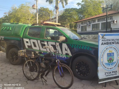Colombiano é detido após furtar bicicleta motorizada de idoso 