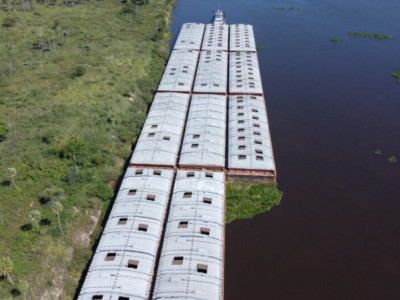 Hidrovia do Paraguai movimenta 1,4 milhão de toneladas em MS