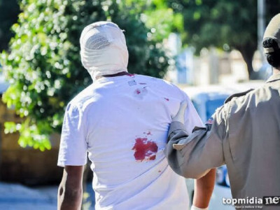 Homem é espancado suspeito de filmar boate na Ernesto Geisel