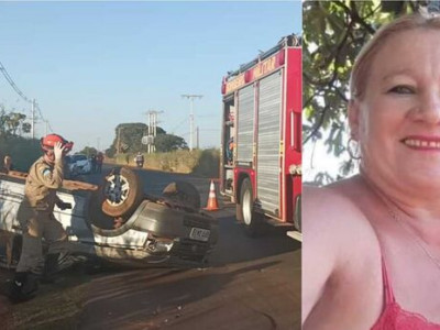 Mulher morre em acidente com tentativa de ultrapassagem em MS