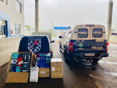 Polícia apreende carga de descaminho e cumpre mandado de prisão