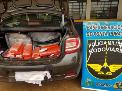 Polícia apreende carga maconha na MS-164 em Ponta Porã