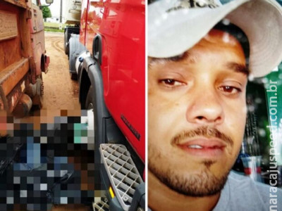 Trabalhador morre prensado por caçamba de caminhão em Itaquiraí