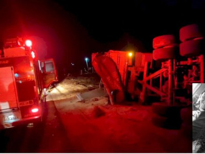 Casal morre em grave acidente com carreta em Ivinhema