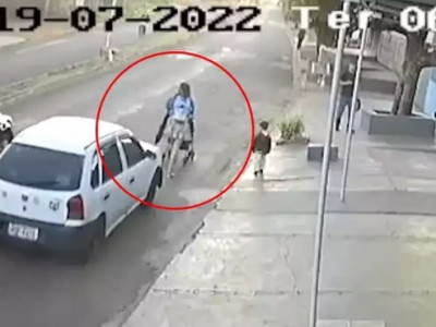 Motorista bêbado atropela mãe e bebê de cinco meses