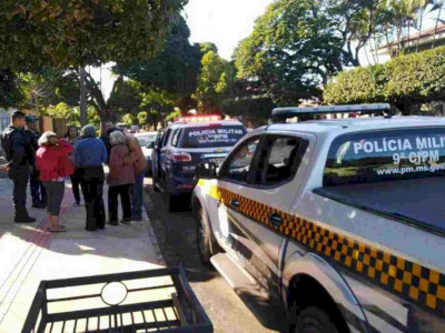 PM impede idosa de cair em golpe de falso sequestro em Dourados