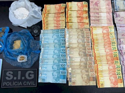 Homem é preso com droga avaliada em mais de R$ 6 mil 