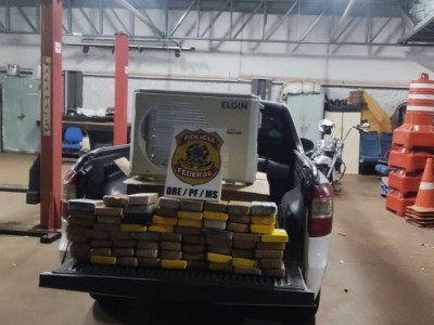 PF apreende cocaína escondida em aparelhos de ar condicionado