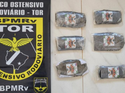 Passageira de ônibus é flagrada com haxixe marroquino na MS-289