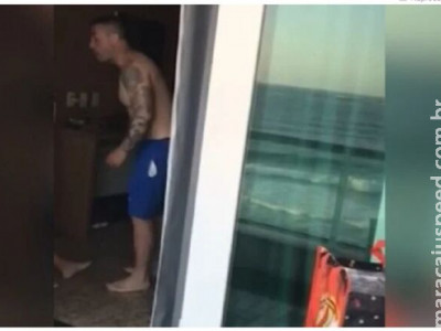 Policial flagrado espancando mulher em hotel é de Goiás