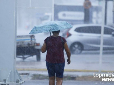 Tempestade que atingiu MS teve ventos de 89 km/h