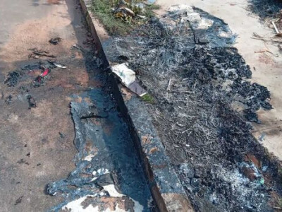 Cadáver algemado é encontrado carbonizado em Campo Grande
