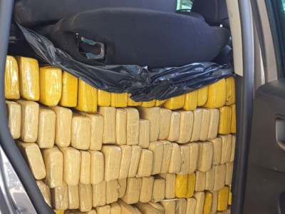 Hóspede de hotel é preso em MS com quase 1t de maconha