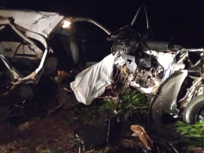 Acidente com mortes na MS-164 deixou três feridos