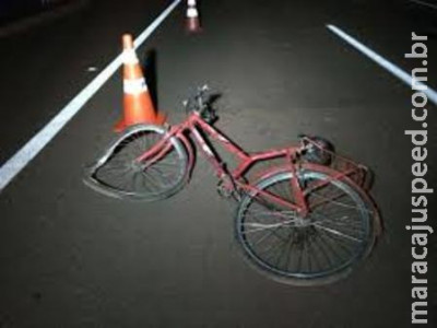 Ciclista morre após ser atropelado na MS-162, na zona rural de Sidrolândia