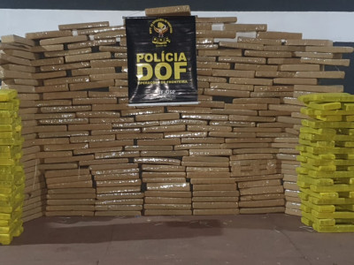DOF apreende maconha que seria levada para Nova Andradina