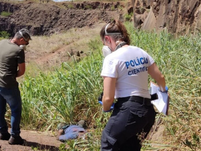 Homem desaparecido é encontrado morto em pedreira desativada