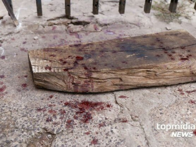 Marido espanca mulher com pauladas e acaba preso no Aero Rancho