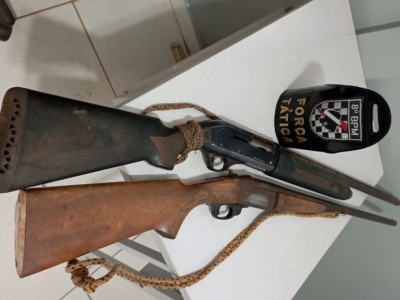 Homem é preso por porte ilegal de arma de fogo