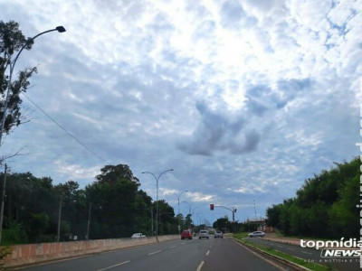 Sábado será abafado, com chuva forte em Mato Grosso do Sul