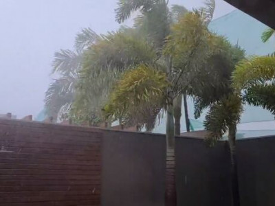 Sextou: chuva chega a Campo Grande com força e ventos intensos