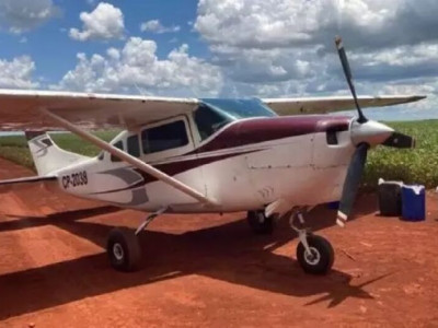 Aeronave com cocaína é interceptada pela polícia paraguaia