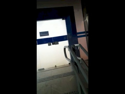 Fumaça em agência bancária assusta moradores da fronteira