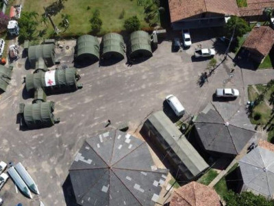 Hospital montado para atender povo yanomami começa a funcionar