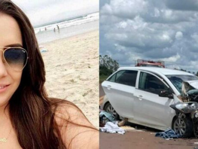 Mulher morre em gravíssimo acidente na MS-164 em Ponta Porã
