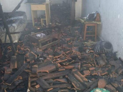 Mulher surta e incendeia casa com marido dentro em Coxim