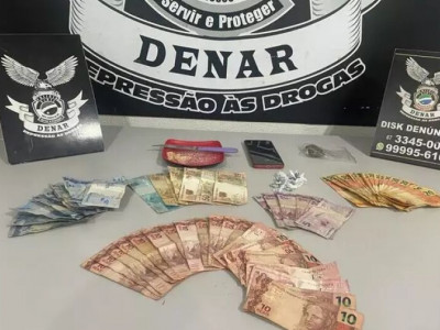 Polícia fecha boca de fumo e prende casal por tráfico de drogas 