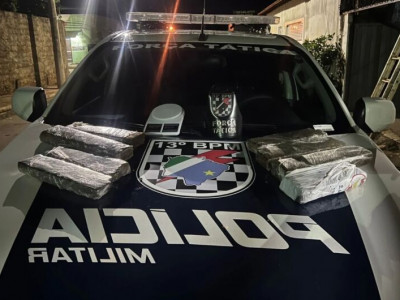 Traficante é preso com drogas em abordagem policial