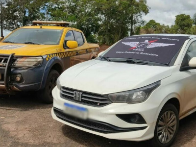 Douradense é presa em Amambai com veículo furtado em São Paulo