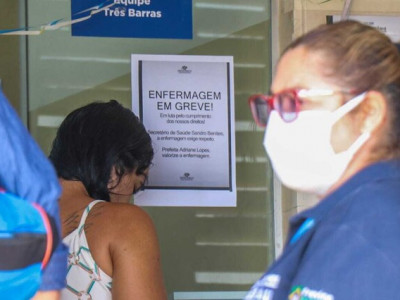 Greve de enfermeiros já impacta atendimento no SUS