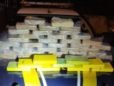 PRF apreende 46,7 Kg de cocaína em Corumbá